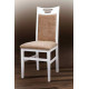 Kitchen chair Mix Mebli Julia Wood/Fabric Bari 56 White/Beige