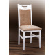 Kitchen chair Mix Mebli Julia Wood/Fabric Bari 56 White/Beige