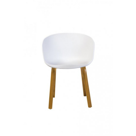 Dining chair P-08/790*570*560 Wood/plastic color White Wind Furniture