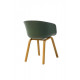 Dining chair P-08/790*570*560 Wood/plastic color Jade Wind Furniture