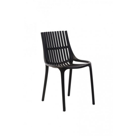 Dining chair P-06/800*445*485 plastic color Black Wind Furniture