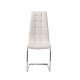 Dining chair S-117 /1060*425*580 chrome plated metal / leatherette color White Wind Furniture