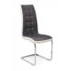 Dining chair S-117 /1060*425*580 chrome plated metal / leatherette color Gray Wind Furniture