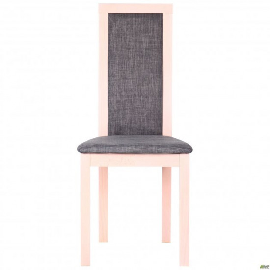 Dining chair Burton 1000*450*540 Wood/Textile, color bleached beech/graphite AMF