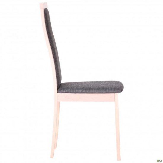 Dining chair Burton 1000*450*540 Wood/Textile, color bleached beech/graphite AMF