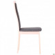 Dining chair Burton 1000*450*540 Wood/Textile, color bleached beech/graphite AMF