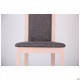 Dining chair Burton 1000*450*540 Wood/Textile, color bleached beech/graphite AMF