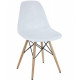 Dining chair Tower Wood 460*420*820 Wood/plastic, color White/Beech Group SDM