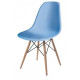 Dining chair Tower Wood 460*420*820 Wood/plastic, color Blue/Beech Group SDM