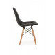 Dining chair M-01 /825*475*520 beech wood / leatherette color Black Wind Furniture