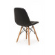 Dining chair M-01 /825*475*520 beech wood / leatherette color Black Wind Furniture