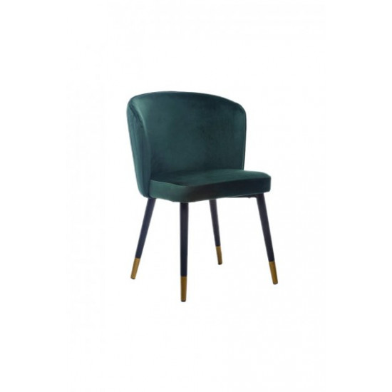 Soft dining chair M-36 /800*550*565 metal/fabric color Emerald Wind Furniture