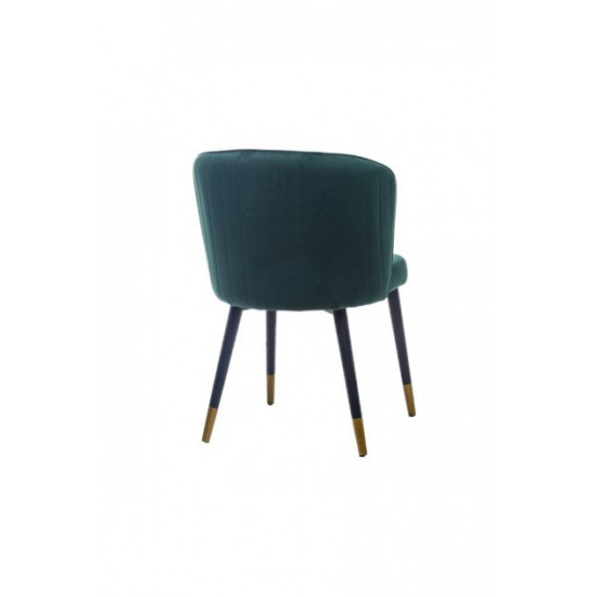 Soft dining chair M-36 /800*550*565 metal/fabric color Emerald Wind Furniture