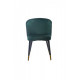 Soft dining chair M-36 /800*550*565 metal/fabric color Emerald Wind Furniture