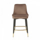 Bar stool B-128/390*470*910 corduroy color Mocha/painted metal Wind Furniture