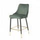 Bar stool B-128/390*470*910 corduroy color Emerald/painted metal Wind Furniture