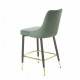 Bar stool B-128/390*470*910 corduroy color Emerald/painted metal Wind Furniture