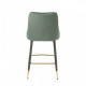 Bar stool B-128/390*470*910 corduroy color Emerald/painted metal Wind Furniture