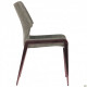 Chair Raffle brass/pine 930*510*610 Steel/Leatherette, copper color/PU Pine AMF