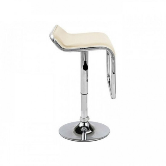 Bar chair Zh8 560/780*370*420 Metal/leatherette, color Chrome/Beige Group SDM