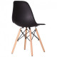 Chair Aster RL Wood 830*460*530 Wood/Plastic, color Beech/Black AMF