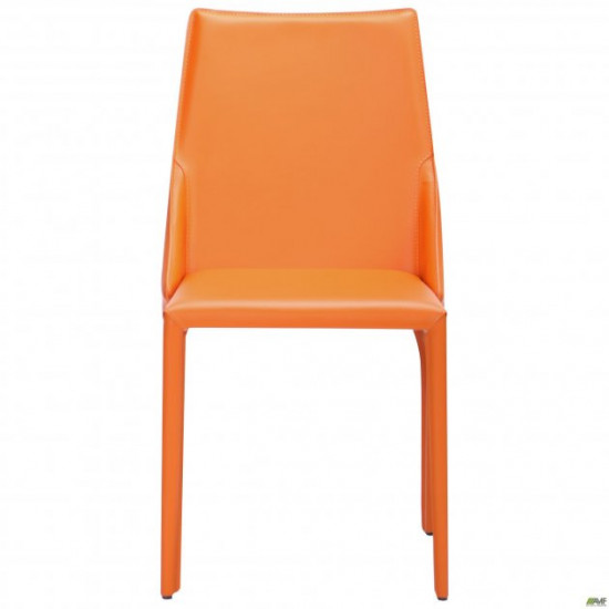 Chair Artisan orange leather 860*450*590 Steel/Leather, color Orange AMF