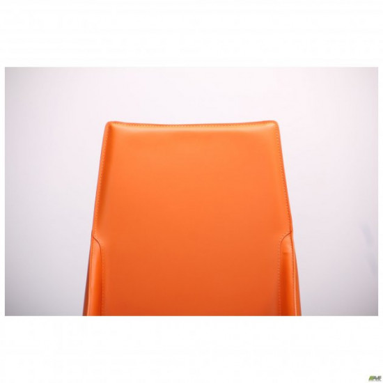 Chair Artisan orange leather 860*450*590 Steel/Leather, color Orange AMF