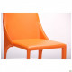 Chair Artisan orange leather 860*450*590 Steel/Leather, color Orange AMF