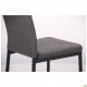 Dining chair AMF Alabama black/nubuck concrete 545808