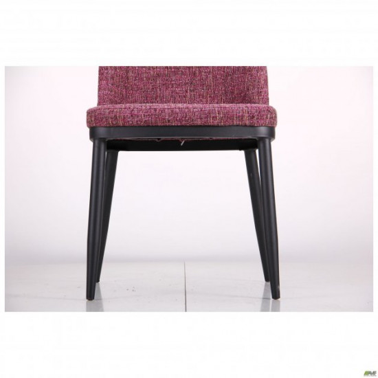 AMF dining chair Vittorio black/melange purple 521370