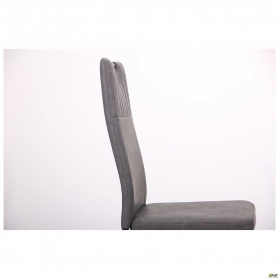 Dining chair AMF Alabama black/nubuck concrete 545808