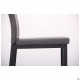 Dining chair AMF Alabama black/nubuck concrete 545808