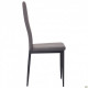 Dining chair AMF Alabama black/nubuck concrete 545808