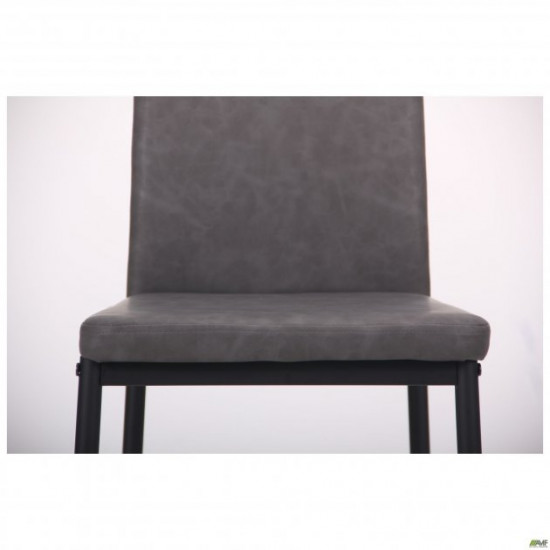 Dining chair AMF Alabama black/nubuck concrete 545808