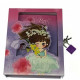 Notebook for girls with a lock 16.5x13x3.5 cm 30734