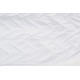 Mattress cover magic of dreams Wave with elastic bands at the corners 140*190 white