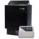 Electric heater EcoFlame AMC 60D, 6 kW, 9 cubic meters, 220/380V, with CON4 remote control