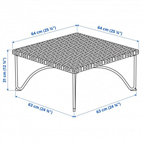 Табурет IKEA ЮТХОЛЬМЕН 004.691.15