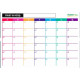 Planner Diary with Marker Magnetic Motivator for the Month on the Refrigerator A3