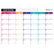 Planner Diary with Marker Magnetic Motivator for the Month on the Refrigerator A3