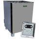 Electric heater EcoFlame SAM-D15, 15 kW, 23 cubic meters, 380V, with CON6 remote control