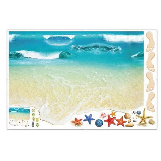 Interior sticker Green Life Caribbean Sea XL8300