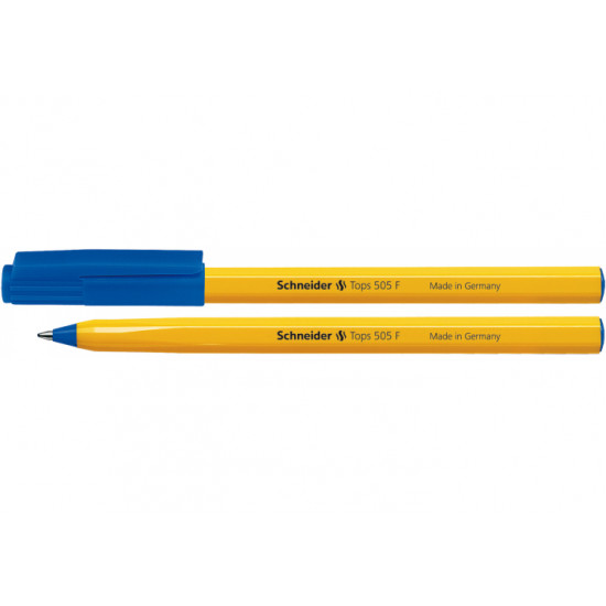 Ballpoint pen Schneider TOPS 505 F writes in blue (S150503) SCHNEIDER (S150503)