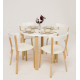 Chair SCANDI beech/white