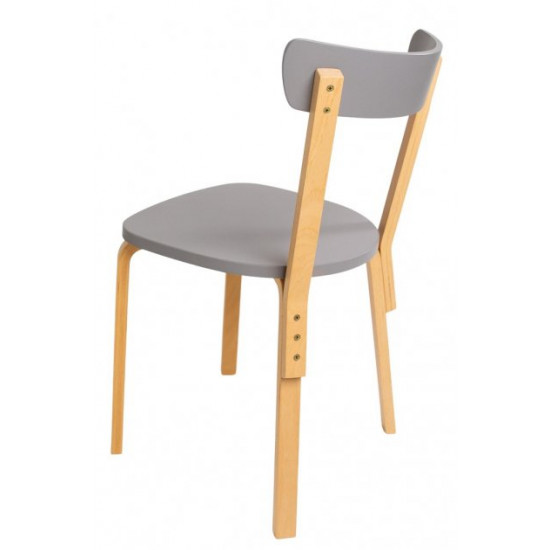 Chair SCANDI beech/gray