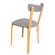 Chair SCANDI beech/gray