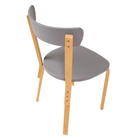 Chair SCANDI beech/gray