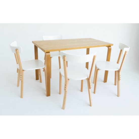 Chair SCANDI beech/white