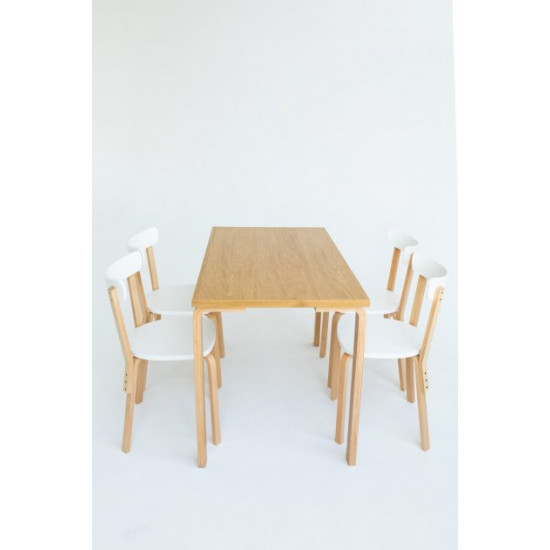 Chair SCANDI beech/white