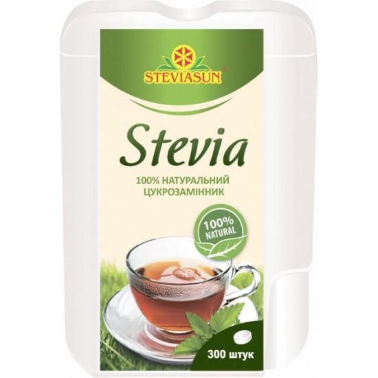 Sweetener from stevia extract Stevia in tablets Steviasan 300 pcs 30 g